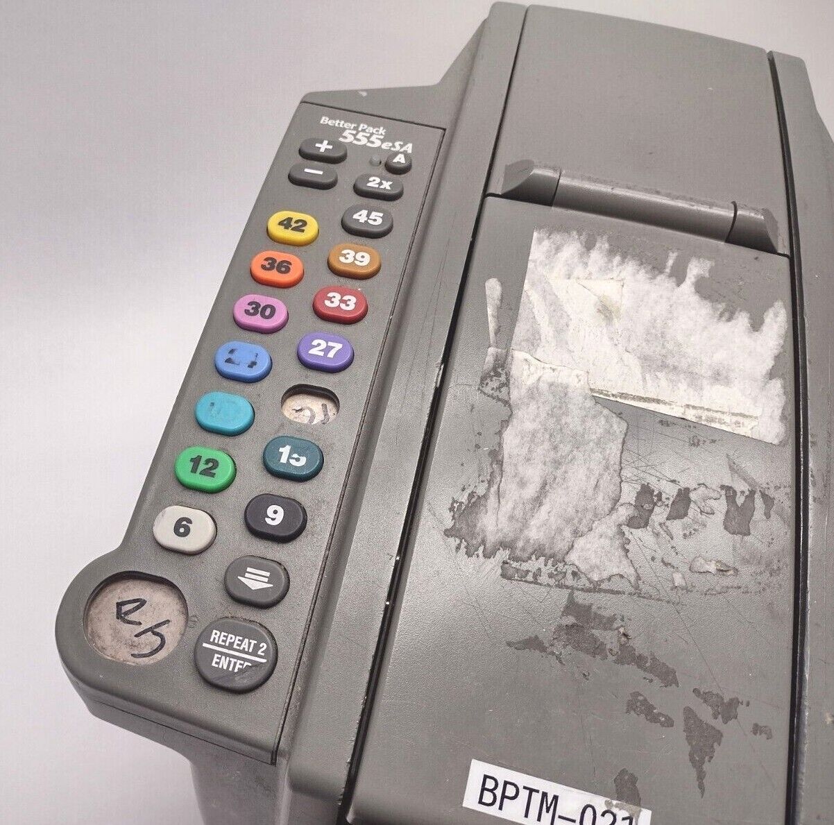 Better Pack BP-555ES Electronic Kraft Tape Dispenser Missing Buttons - Maverick Industrial Sales