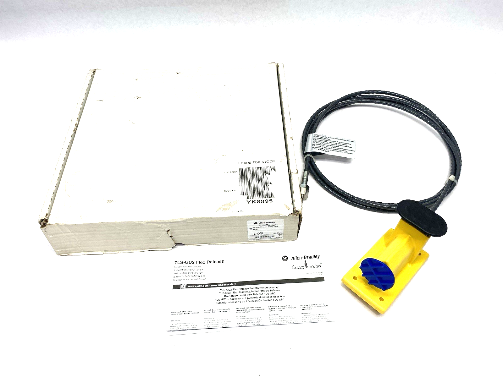 440G-A27357 | Allen Bradley Ser. A Guardmaster TLS-GD2 Flexible Release Cable 3m - New – Open box - Maverick Industrial Sales