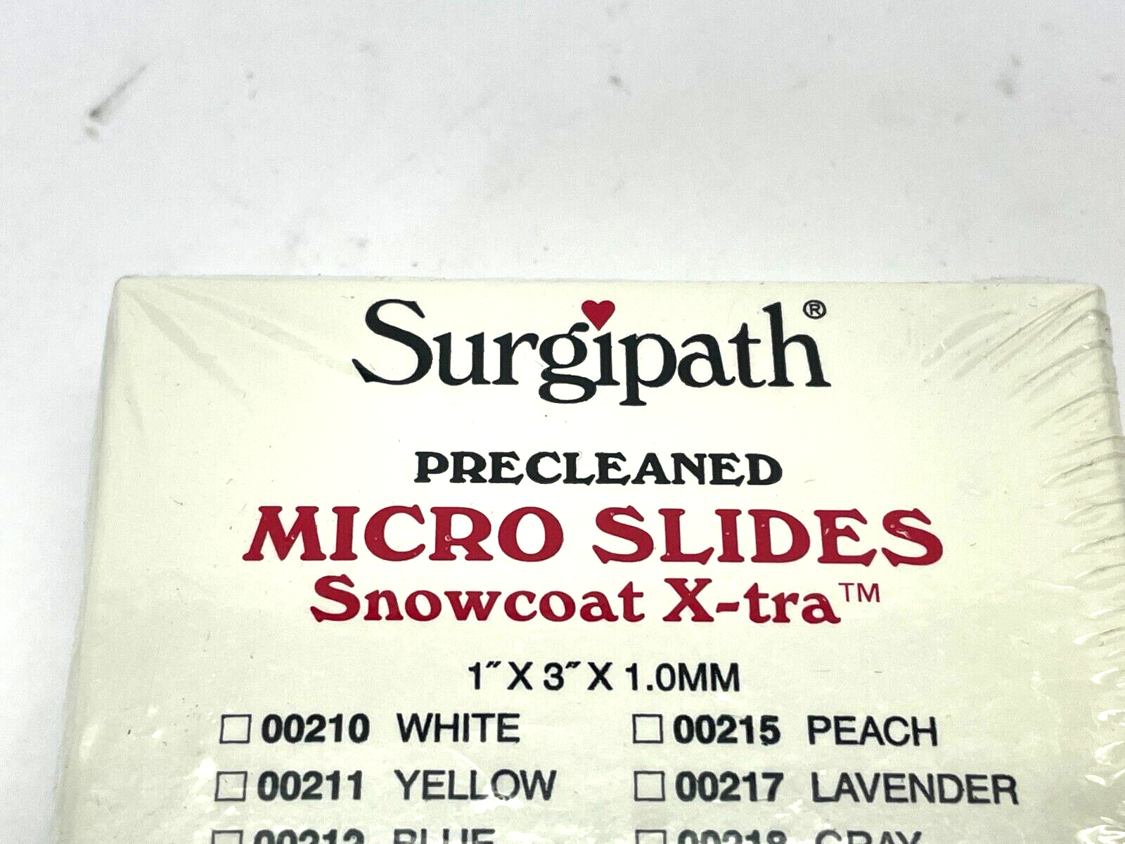 Leica Surgipath Snowcoat X-Tra 00214 Pink Micro Slides - Maverick Industrial Sales