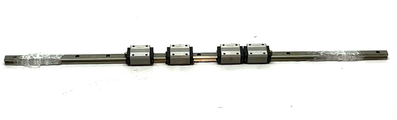 THK HSR15R4+758L Linear Guide Blocks w/ Rail - Maverick Industrial Sales