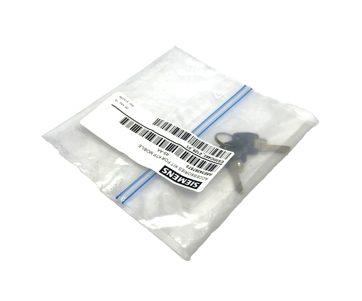 Siemens A5E34367573 Accessory Kit For KTP Mobile, RS-AA, ESMIC482 2129 01, 2-KEY - Maverick Industrial Sales