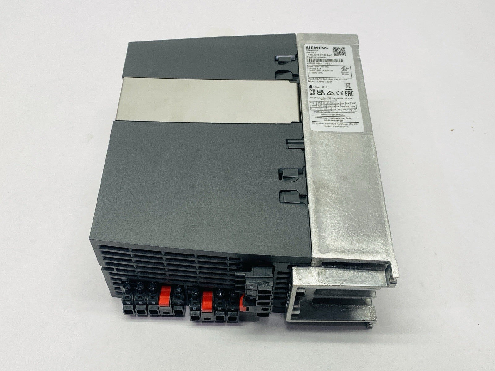 Siemens 6SL3210-1PE13-2AL1 SINAMICS Frequency Converter 1.1kW 1.5HP PM240-2 - Maverick Industrial Sales