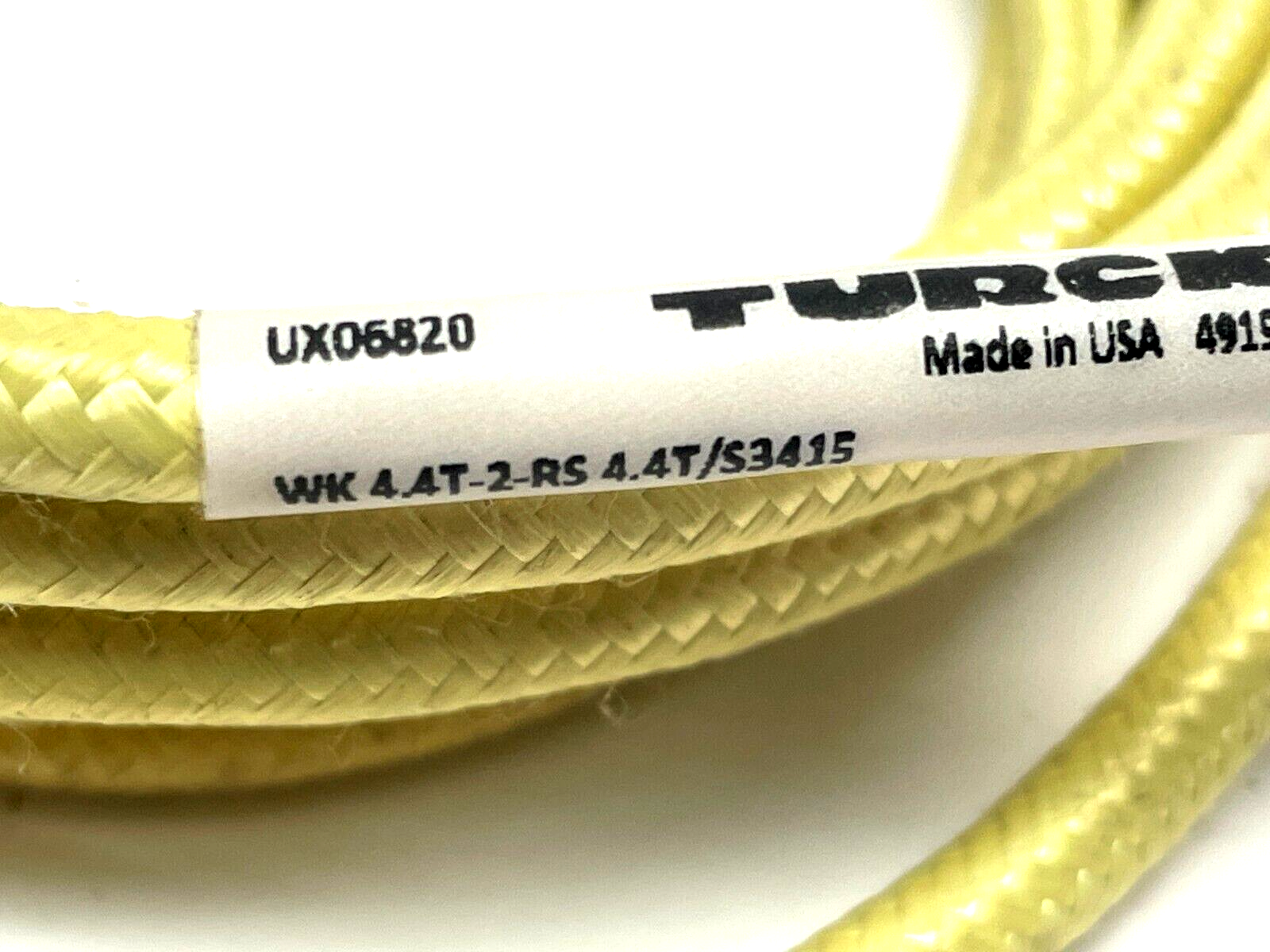 Turck WK 4.4T-2-RS 4.4T/S3415 Double Ended Cordset 2m Length UX06820 - Maverick Industrial Sales