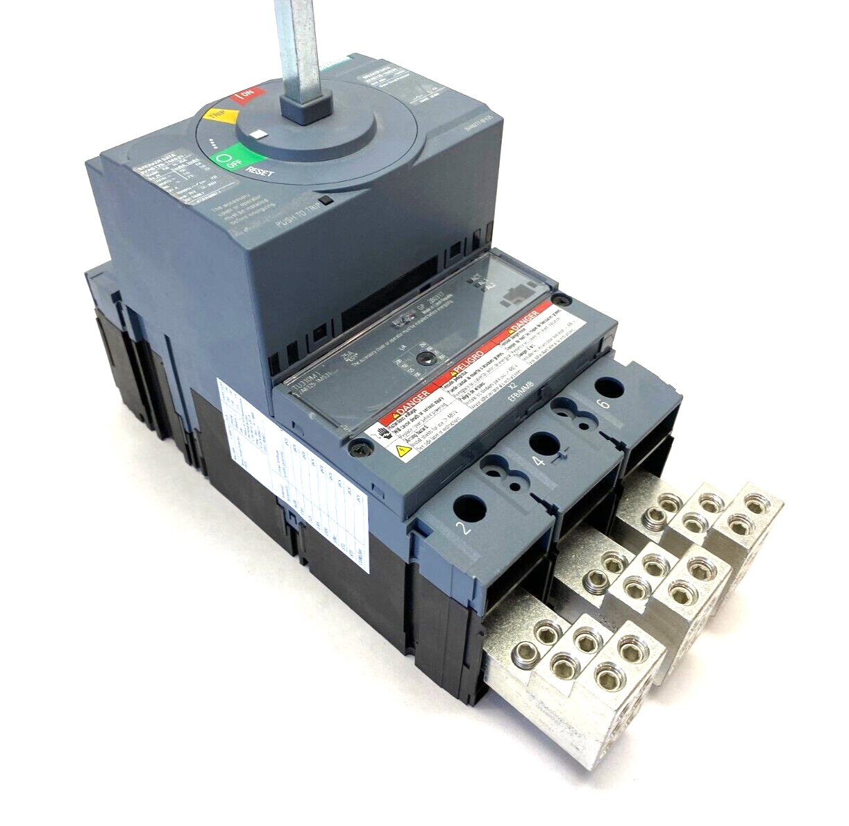 Siemens 3VA6125-1MS31-0AA0 Molded Case Circuit Breaker 3-Pole 3ZW1012-1VA20-0AA0 - Maverick Industrial Sales