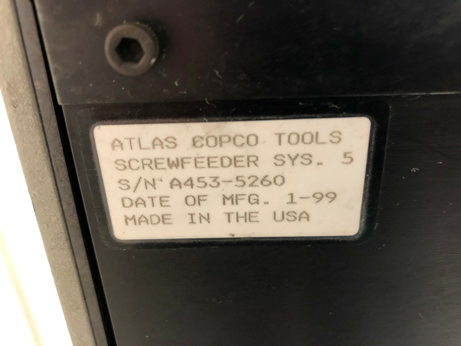 Carlson Atlas Copco Tools C-11-Sparse-CJ-A10 Vibratory Feeder System 9" Bowl - Maverick Industrial Sales