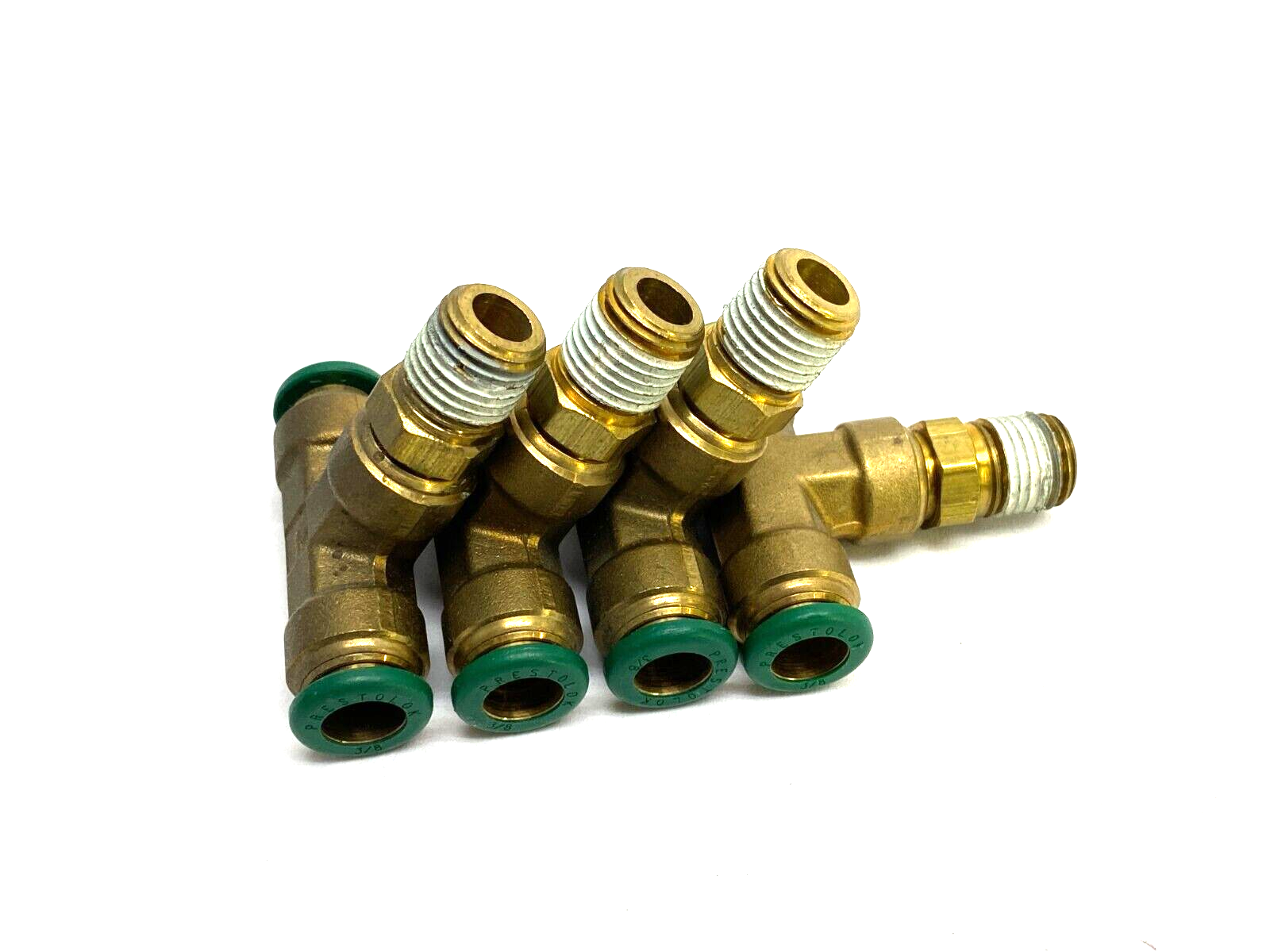 Parker 172PTC-6-4 Prestolok Male Swivel Branch Tee 3/8" Tube OD LOT OF 4 - Maverick Industrial Sales