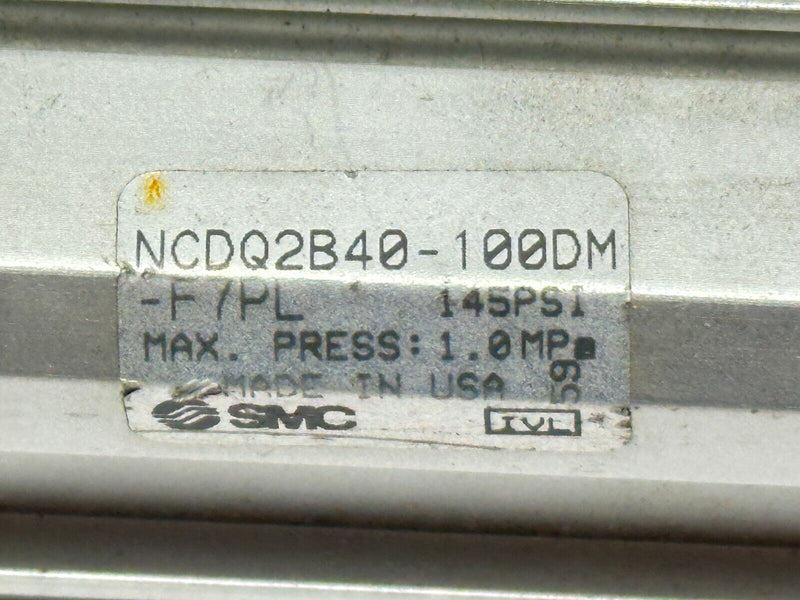 SMC NCDQ2B40-100DM Pneumatic Compact Cylinder 40mm Bore 100mm Stroke - Maverick Industrial Sales