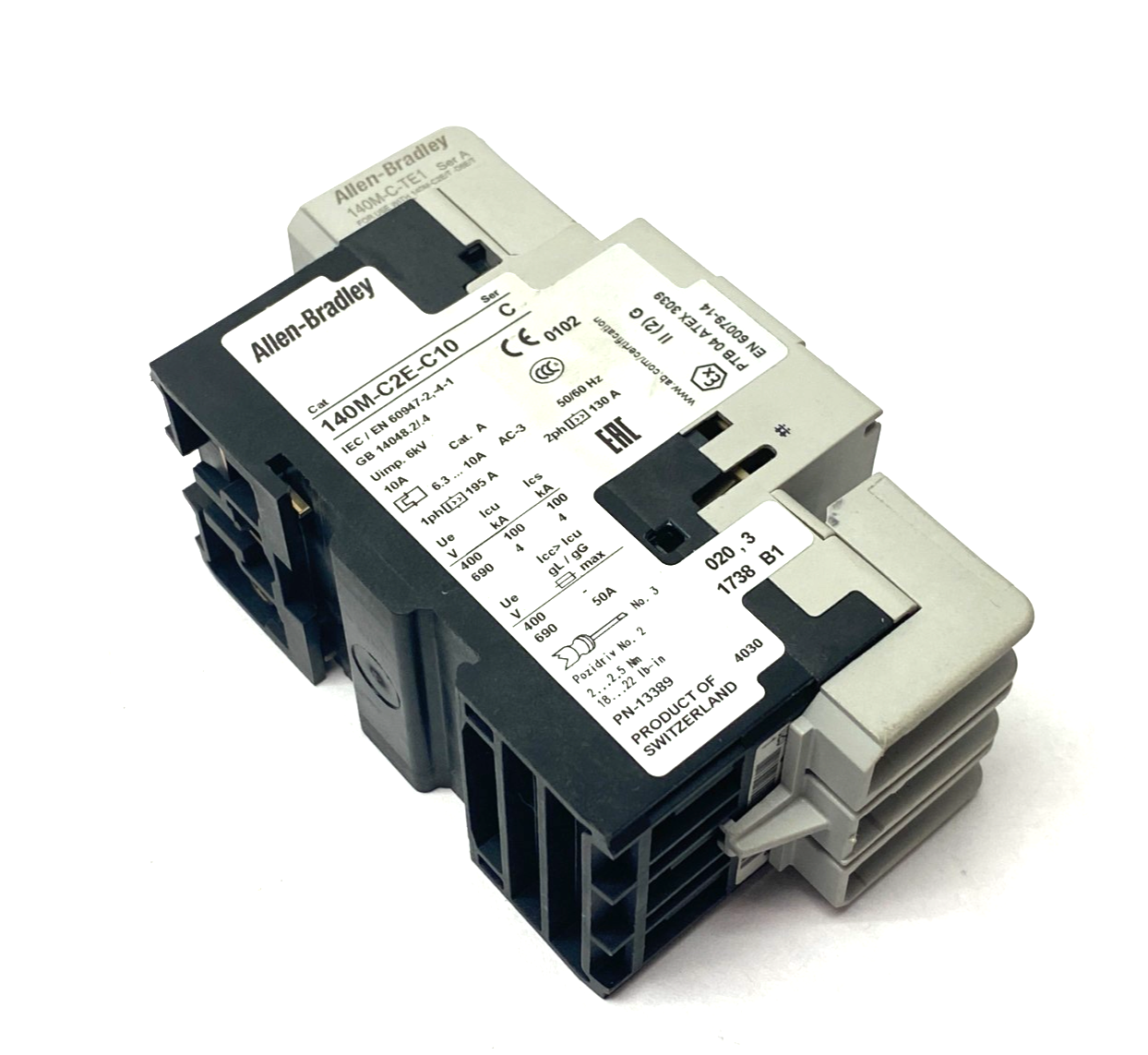 Allen Bradley 140M-C2E-C10 Ser. C Motor Protecting Circuit Breaker - Maverick Industrial Sales
