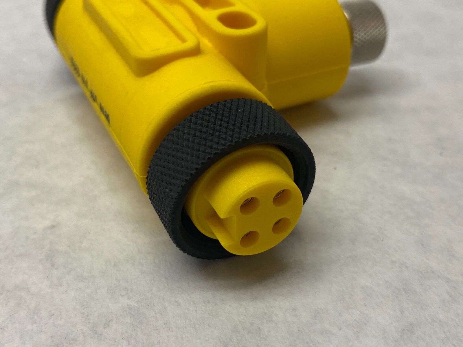 Belden Lumberg 0906 UTP 318 Mini Power Split Tee Tap 4-Poles M12 F to 7/8" M & F - Maverick Industrial Sales