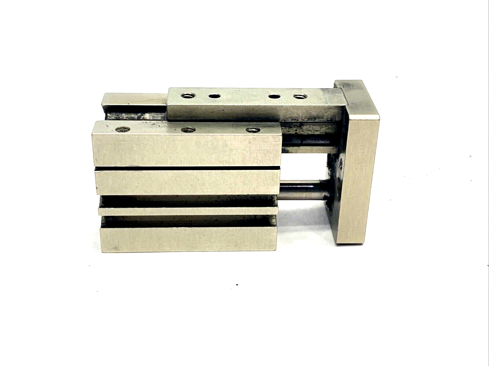 Robohand MPS-1-1 Miniature Rail Thruster Slide 0.438" Bore 0.5" Stroke - Maverick Industrial Sales