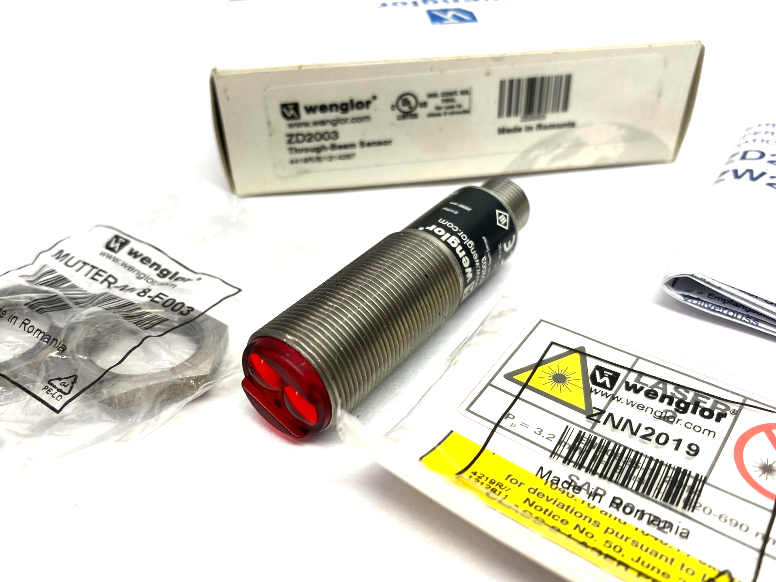 Wenglor ZD2003 Through-Beam Sensor - Maverick Industrial Sales