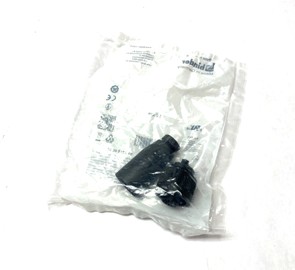 Binder 9942180007 RD24 Female Cable Connector Contacts: 6+PE, 6.0-8.0mm IP67 - Maverick Industrial Sales