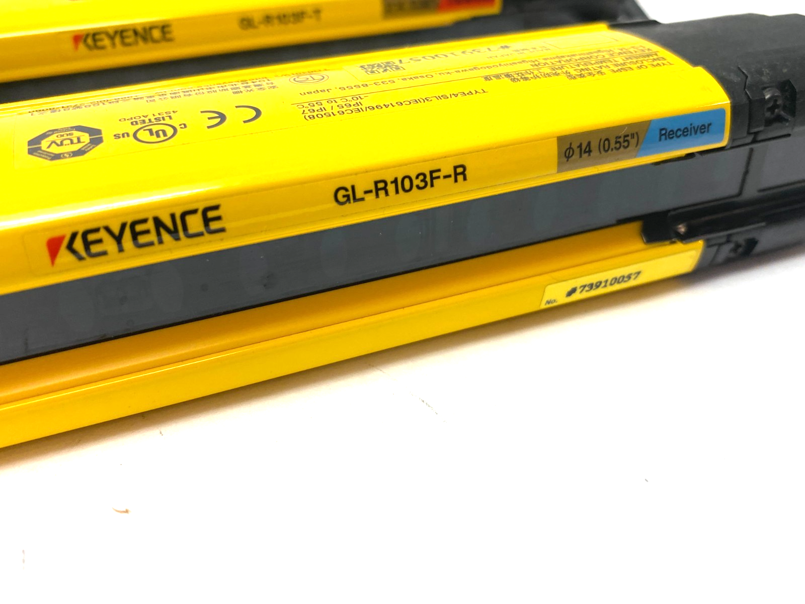 Keyence GL-R30F Safety Light Curtain Set, Finger Protection Type, 103 Opt. Axes - Maverick Industrial Sales