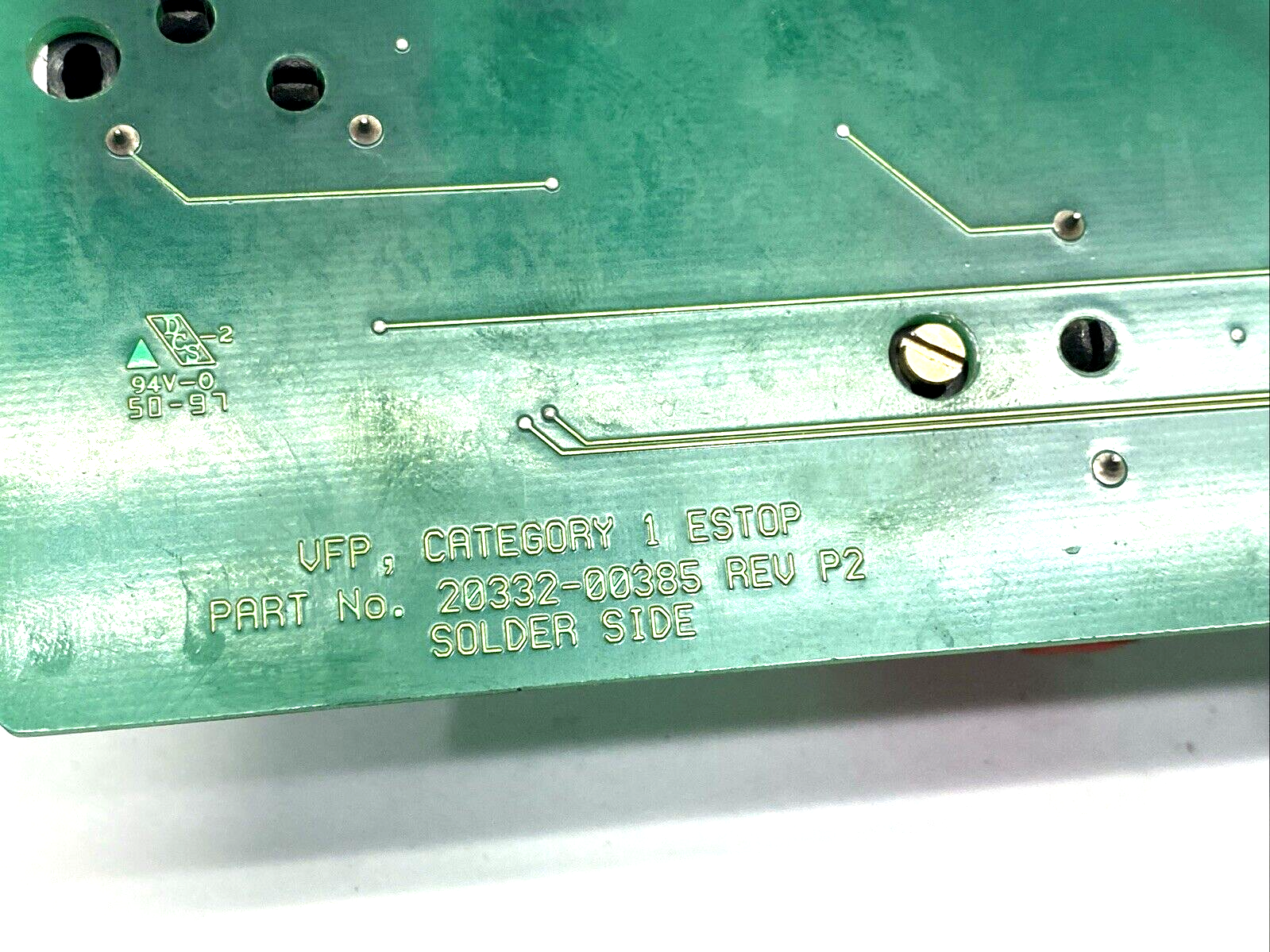 Adept 10332-00385 Rev PA VFP Category 1 ESTOP Buttons & Controls Interface Board - For parts or not working - Maverick Industrial Sales