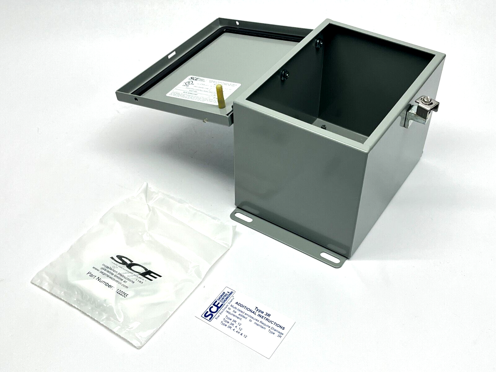 Saginaw Control & Engineering SCE-8066CHNF Enclosure 8"x6"x6" - Maverick Industrial Sales