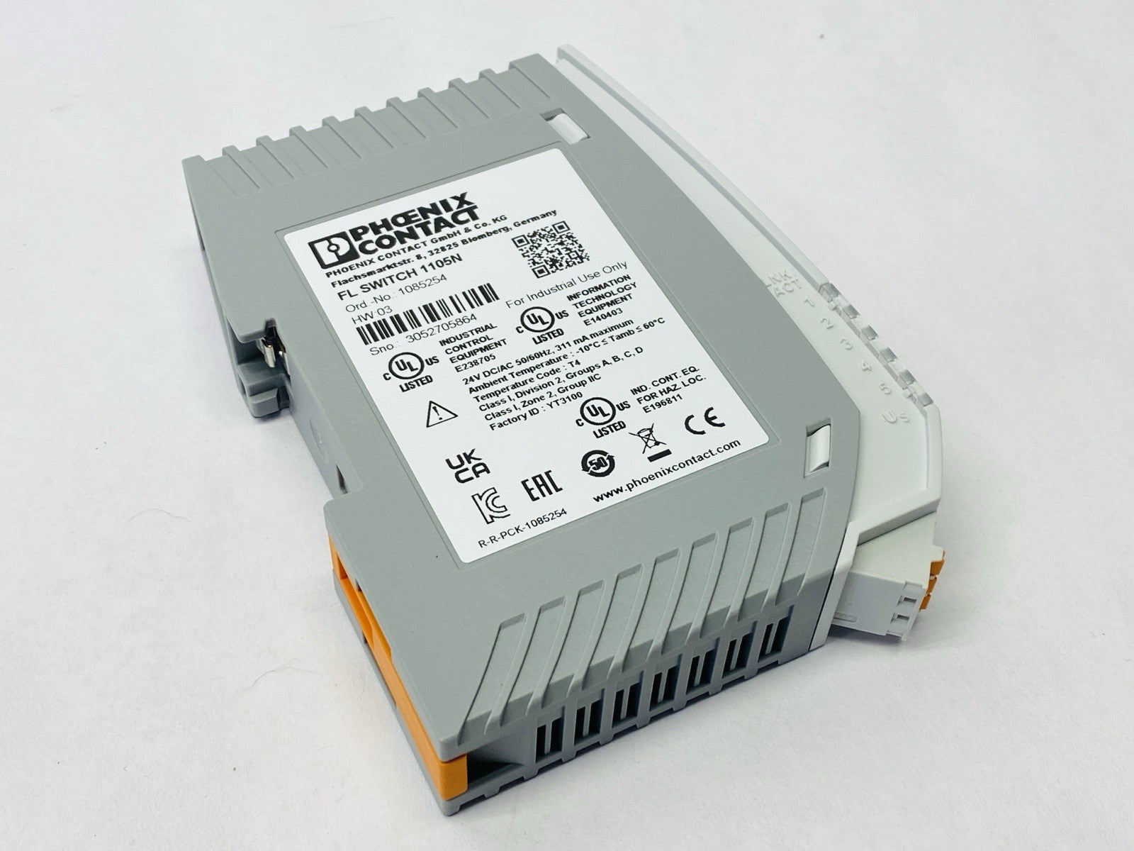 Phoenix Contact FL SWITCH 1105N Industrial Ethernet Switch 1085254 - Maverick Industrial Sales