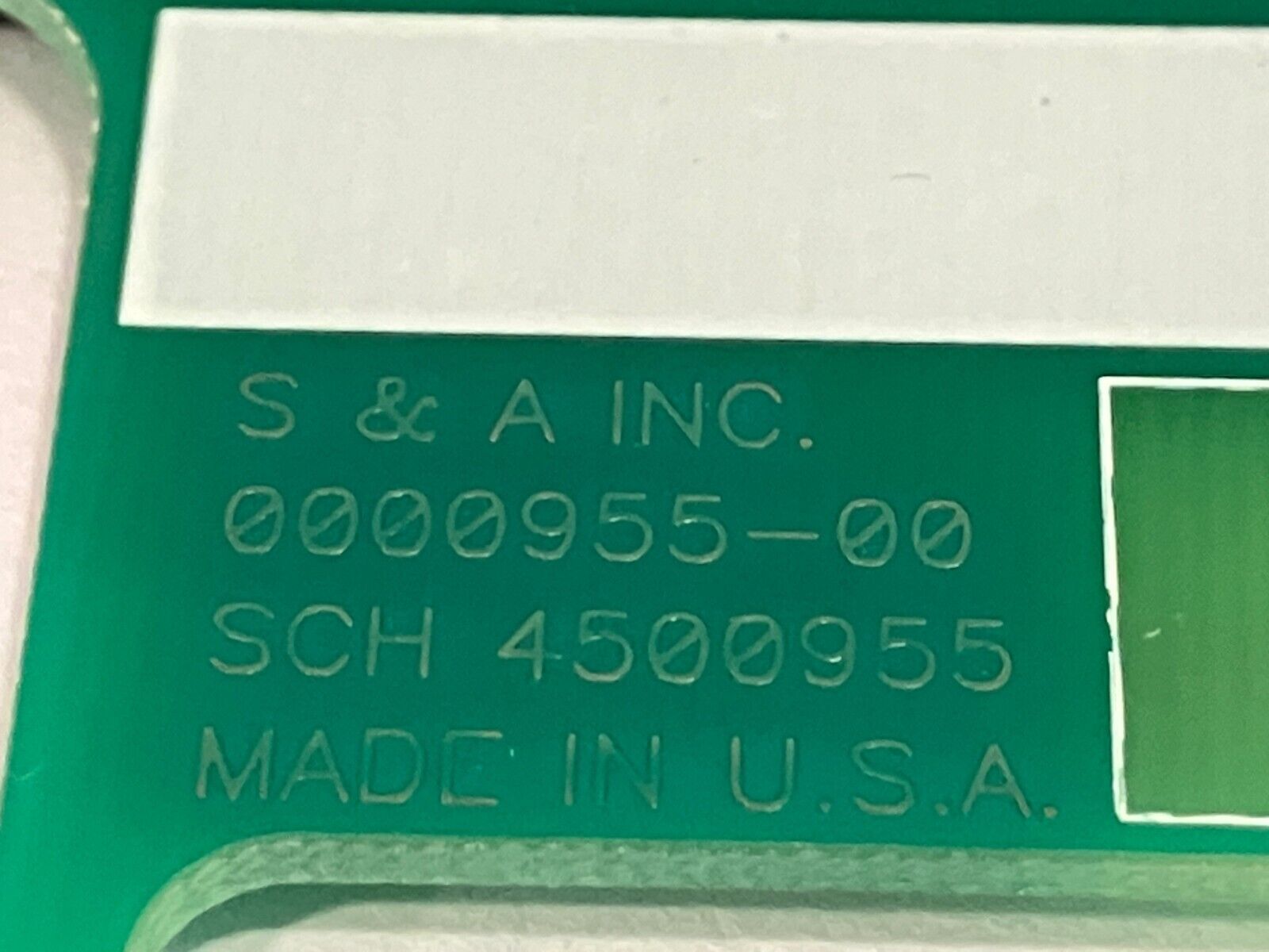 Saunders & Associates 0000955-00 Loadcard CMOS / 50 PF / SCH 4500955 - Maverick Industrial Sales