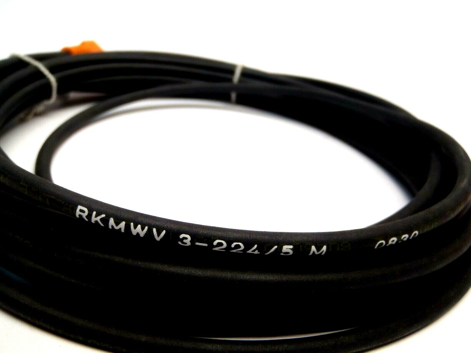 Lumberg RKMWV 3-224/5M 0830 Angled M12 Female Connector Cut End - Maverick Industrial Sales