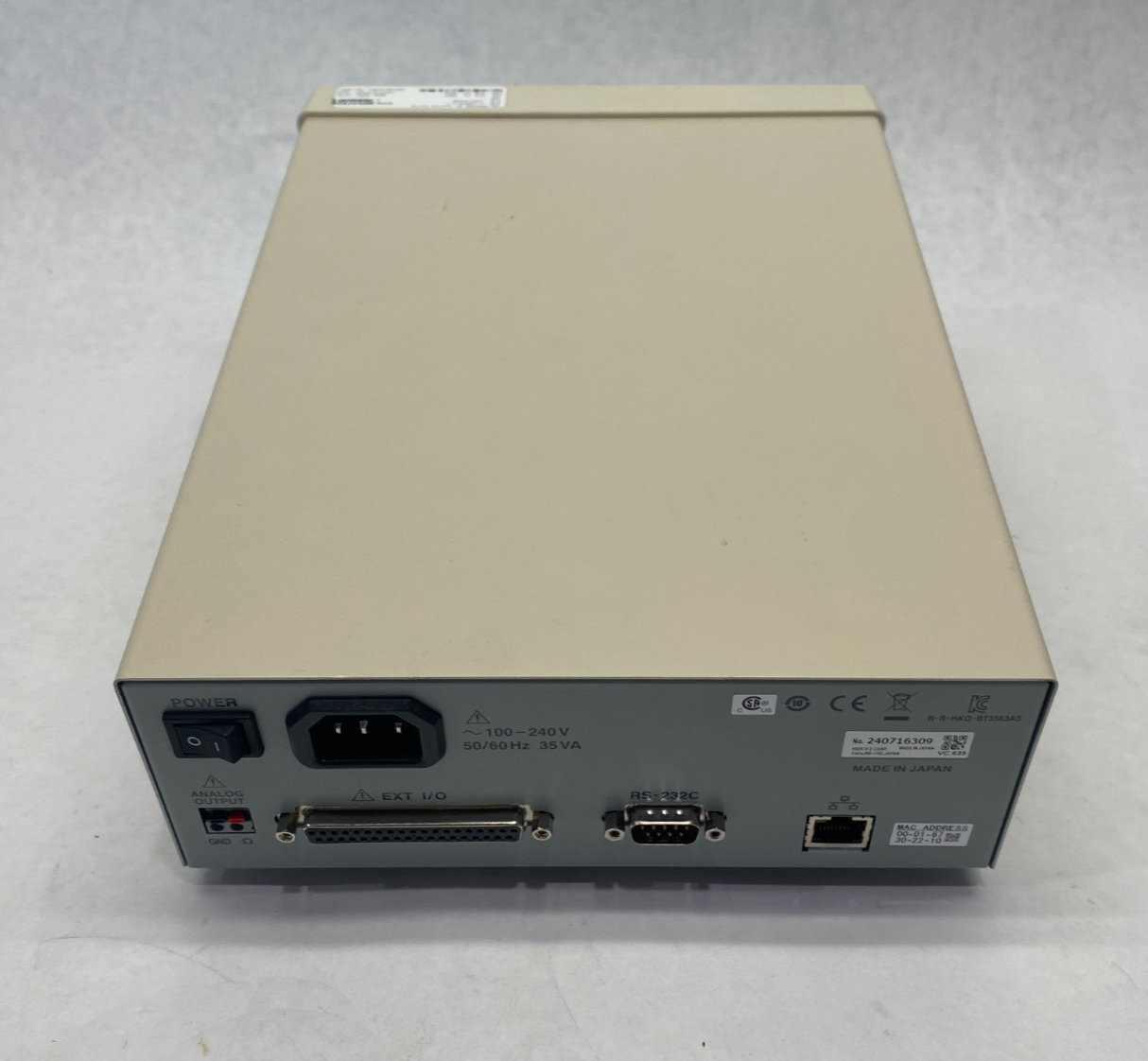 BT3562A | Hioki Precision Battery HiTester - Used - Maverick Industrial Sales