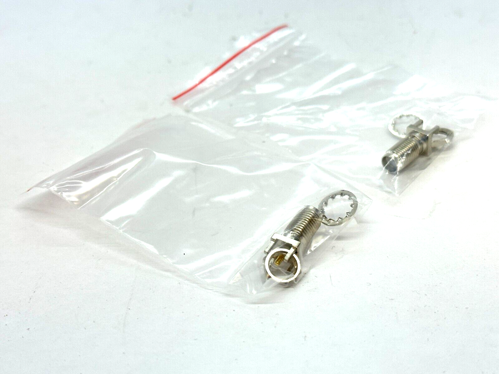 Linx CONSMA008 SMA Connector Receptacle Female 50 Ohm Panel Mount LOT OF 2 - Maverick Industrial Sales