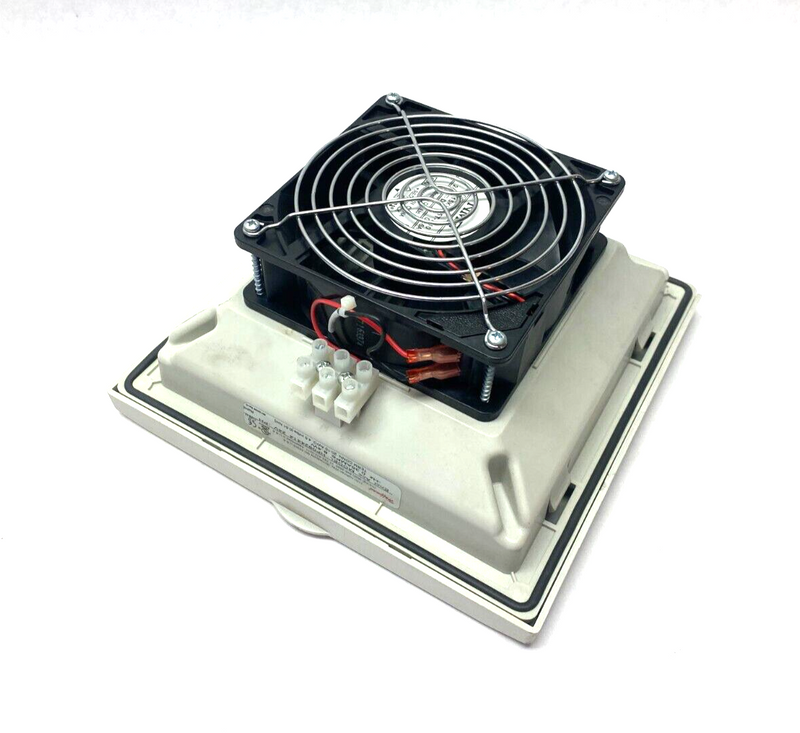 Hoffman HF0924414 nVent Side Mount Cooling Filter Fan Light Gray, 24V, 70CFM - Maverick Industrial Sales