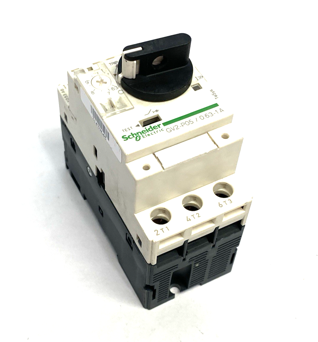 GV2P05 | Schneider Electric TeSys Deca Manual Starter/Protector 0.63-1A - Used - Maverick Industrial Sales