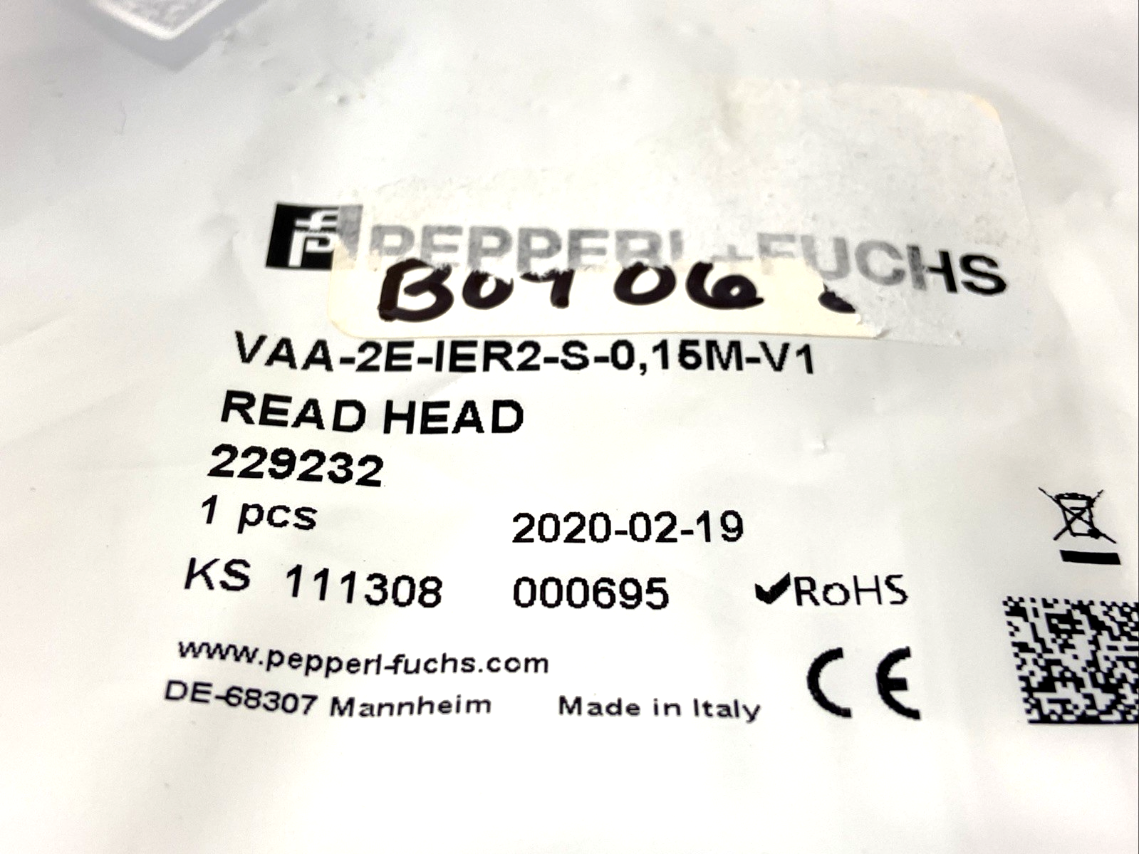 Pepperl+Fuchs VAA-2E-IER2-S-0,15M-V1 Read Head and Evaluation Unit 229232 - Maverick Industrial Sales