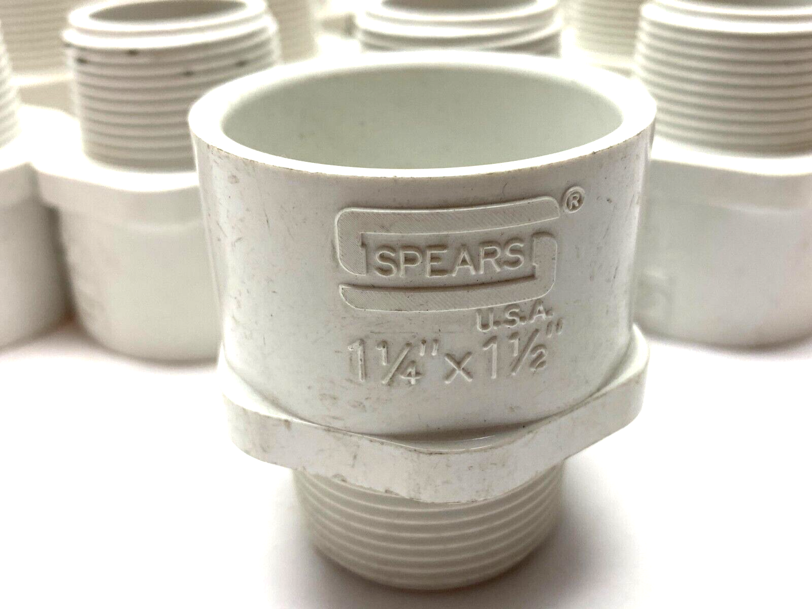 Spears 436-169 Reducing Male Adapter 1-1/4" x 1-1/2" Sch40 PVC LOT OF 20 - Maverick Industrial Sales