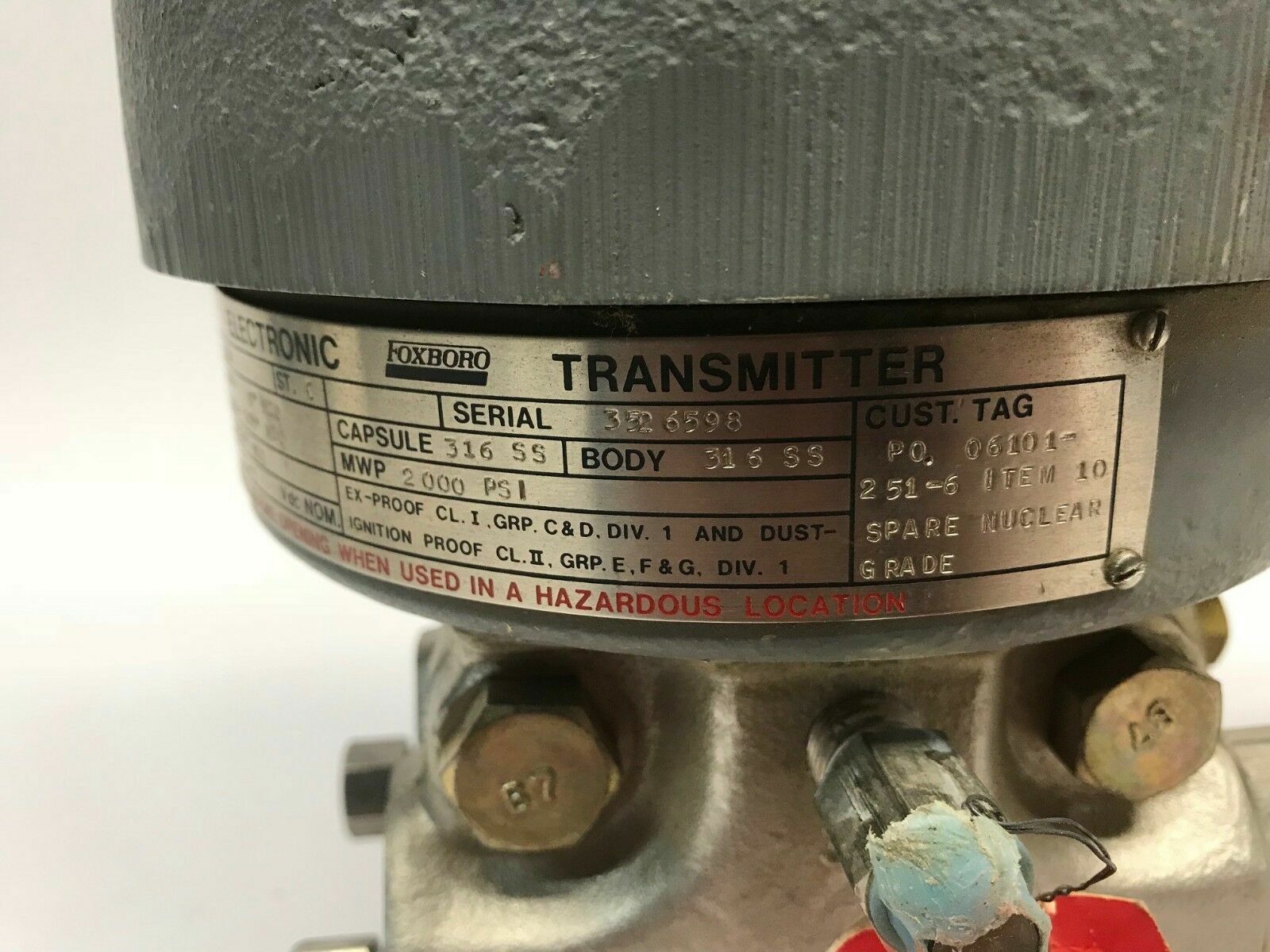 Foxboro E13DM St. C Electronic Transmitter Module d/p cell Nuclear Force Balance - Maverick Industrial Sales