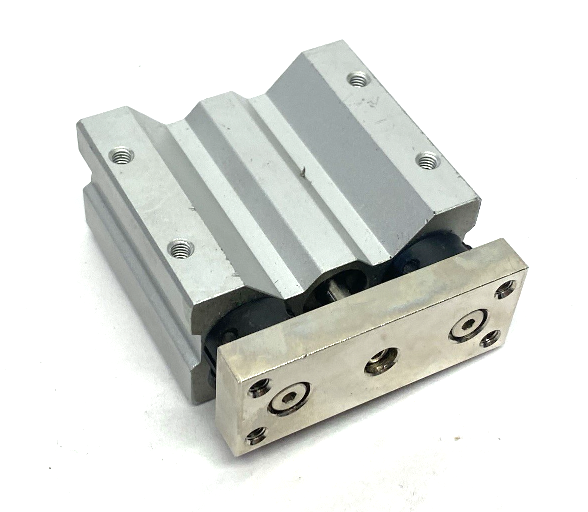 SMC MGQM12-20 Guided Compact Pneumatic Cylinder, 12mm Bore, 20mm Stroke - Maverick Industrial Sales