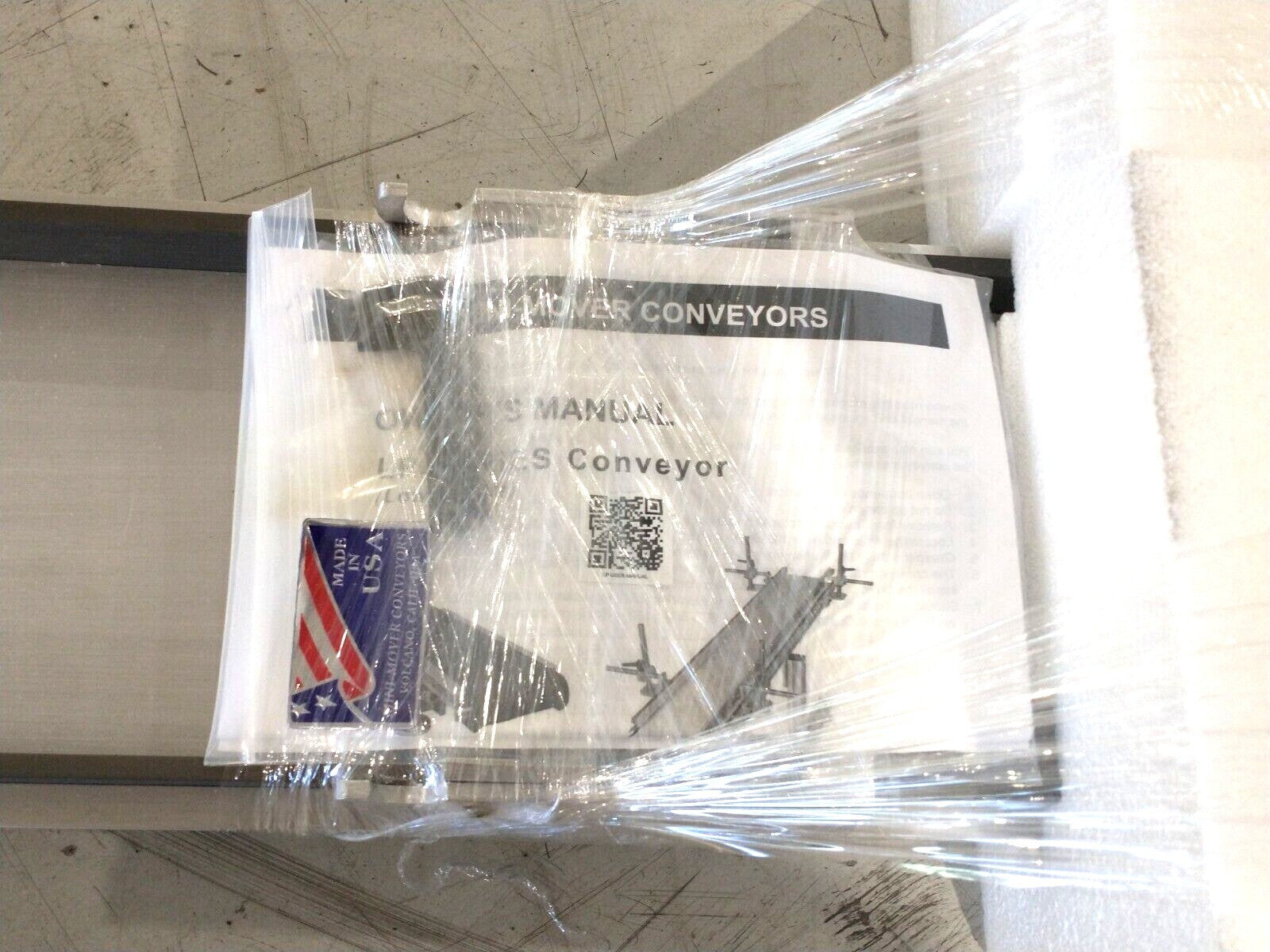 Mini-Mover LP Series 407401 Low Profile Conveyor Frame 47" x 6" BENT RAIL - Maverick Industrial Sales
