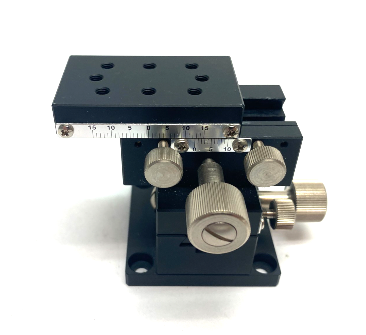 MiSUMi XYDTSC50 Dovetail Rack & Pinion Manual XY Axis Stage, Low-Profile 30mm - Maverick Industrial Sales
