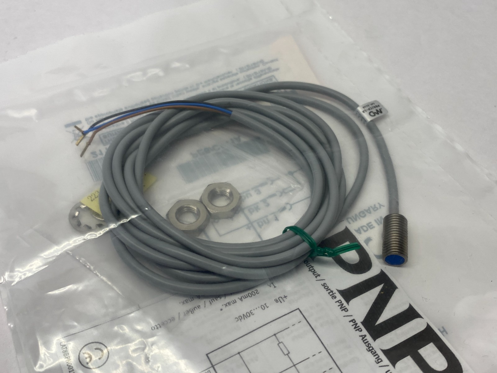 Micro Detectors PE6/CP-1A Inductive Proximity Switch Sensor 10-30VDC - Maverick Industrial Sales