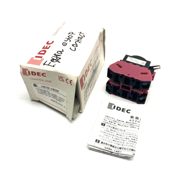 IDEC HW-CB02 Emergency Stop Contact Block - Maverick Industrial Sales