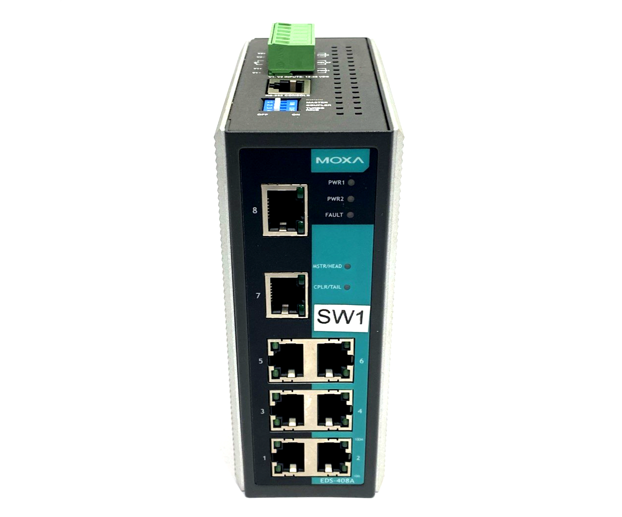EDS-408A | Moxa 8-Port Managed Ethernet Switch -PN - Used - Maverick Industrial Sales