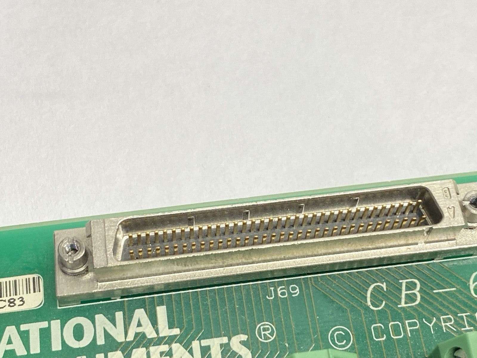 CB-68LP | National Instruments Terminal Block 68-Pin Screw To 68-Pin Female SCSI - Used - Maverick Industrial Sales