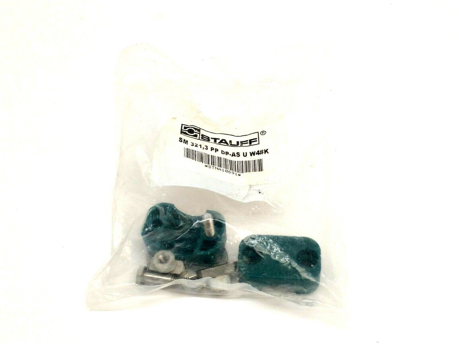 Stauff SMG-321.3-PP-DP-AS-U-W4-K Standard Series Rail Kit Clamp STNA10691 - Maverick Industrial Sales
