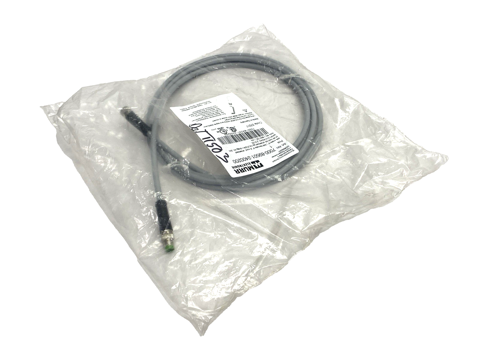 Murrelektronik 7000-89501-2400200 Double-Ended Cordset Male to Female M8 2m - Maverick Industrial Sales