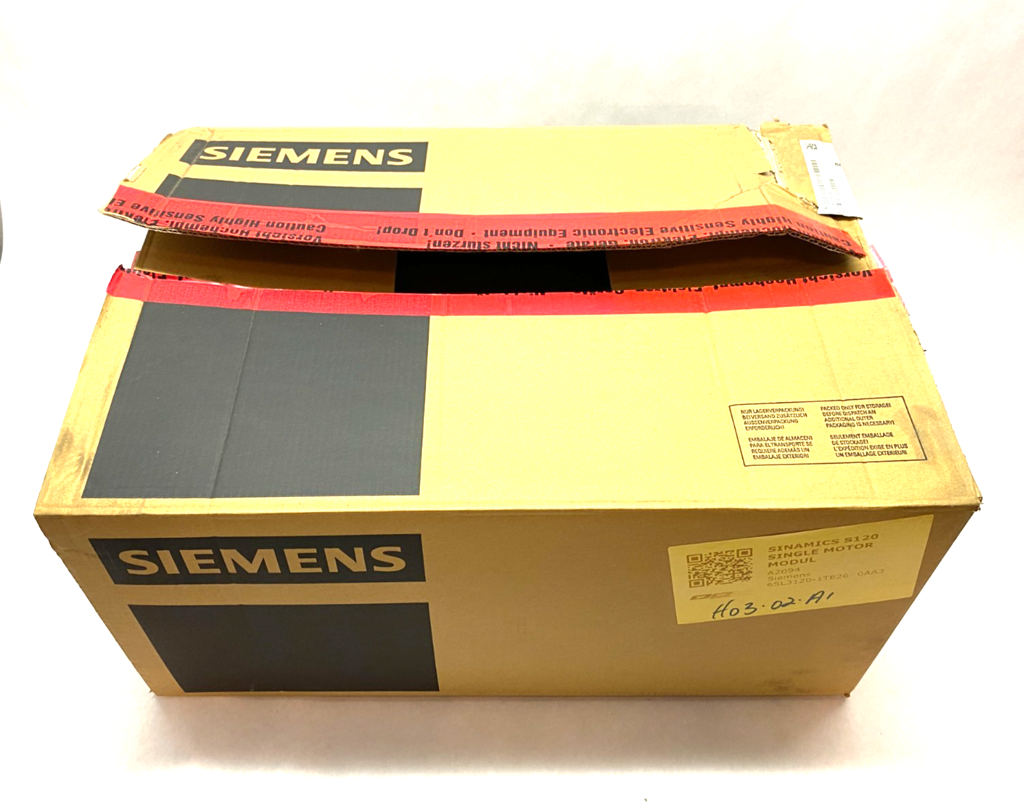 Siemens 6SL3120-1TE26-0AA3 SINAMICS Single Motor Frequency Converter Module - Maverick Industrial Sales