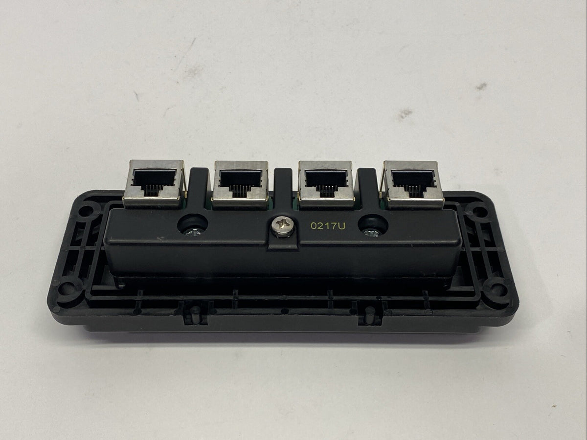 U3-00003, BIC-44-E424 | Turck BIC-44-E424 Wall/Panel Industrial Ethernet Connector Panel 4x M12 U3-00003 - Used - Maverick Industrial Sales