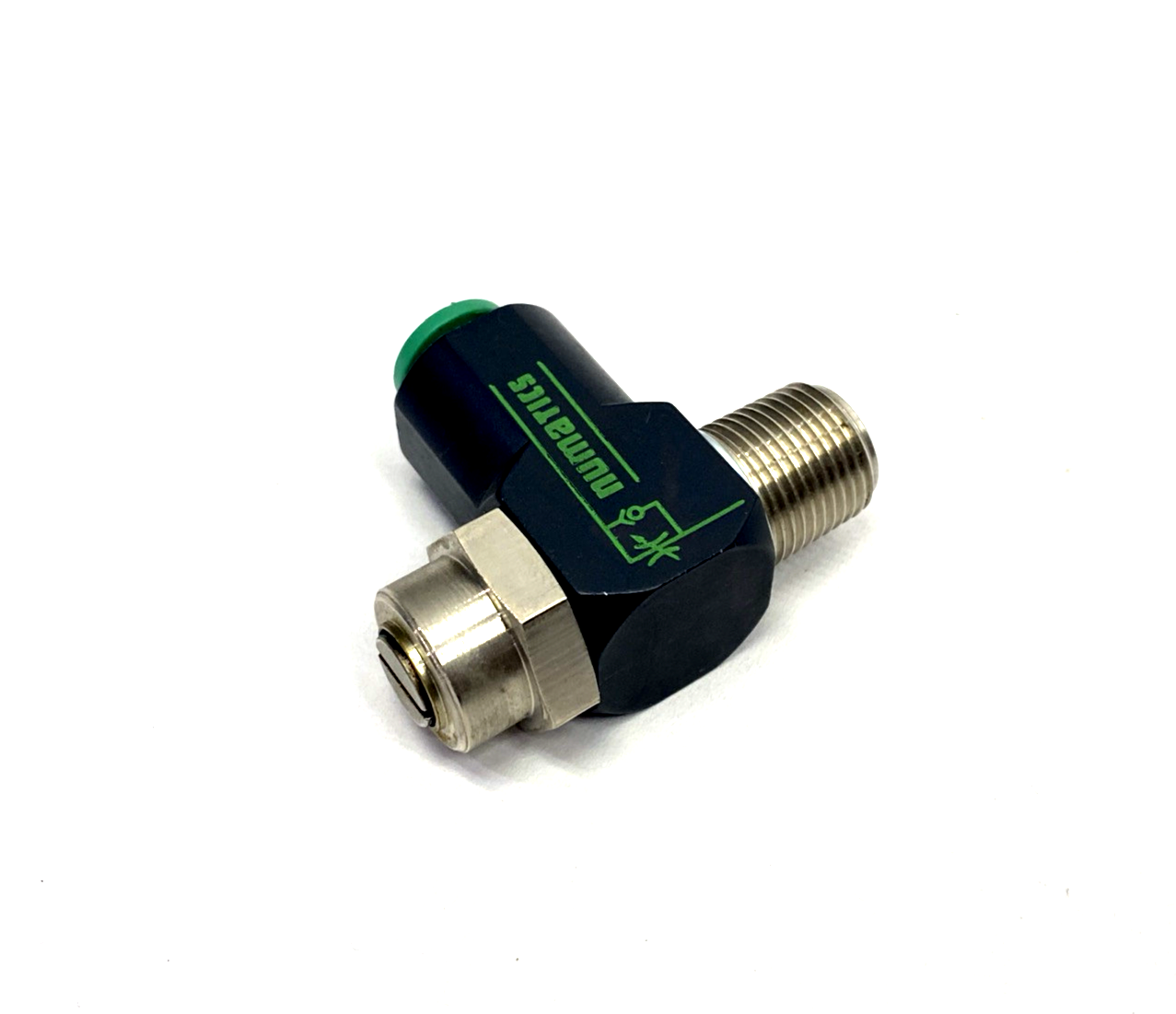 Numatics 3FPRN12 Pneumatic Flow Control Fitting, 3/8" Tube OD 3/8" NPT LOT OF 3 - Maverick Industrial Sales