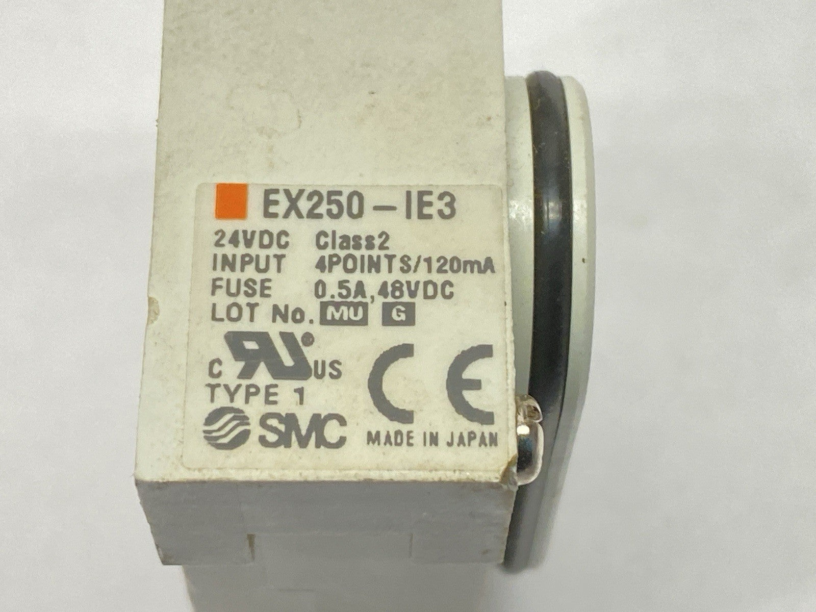 EX250-IE3 | SMC Pneumatic Manifold Input Unit 4x M8 3-Pin - Used - Maverick Industrial Sales
