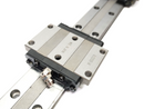 THK HRW21CA2UU+530L Linear Guide Rail Assembly, 530mm Long, Wide Rail, 2 Blocks - Maverick Industrial Sales