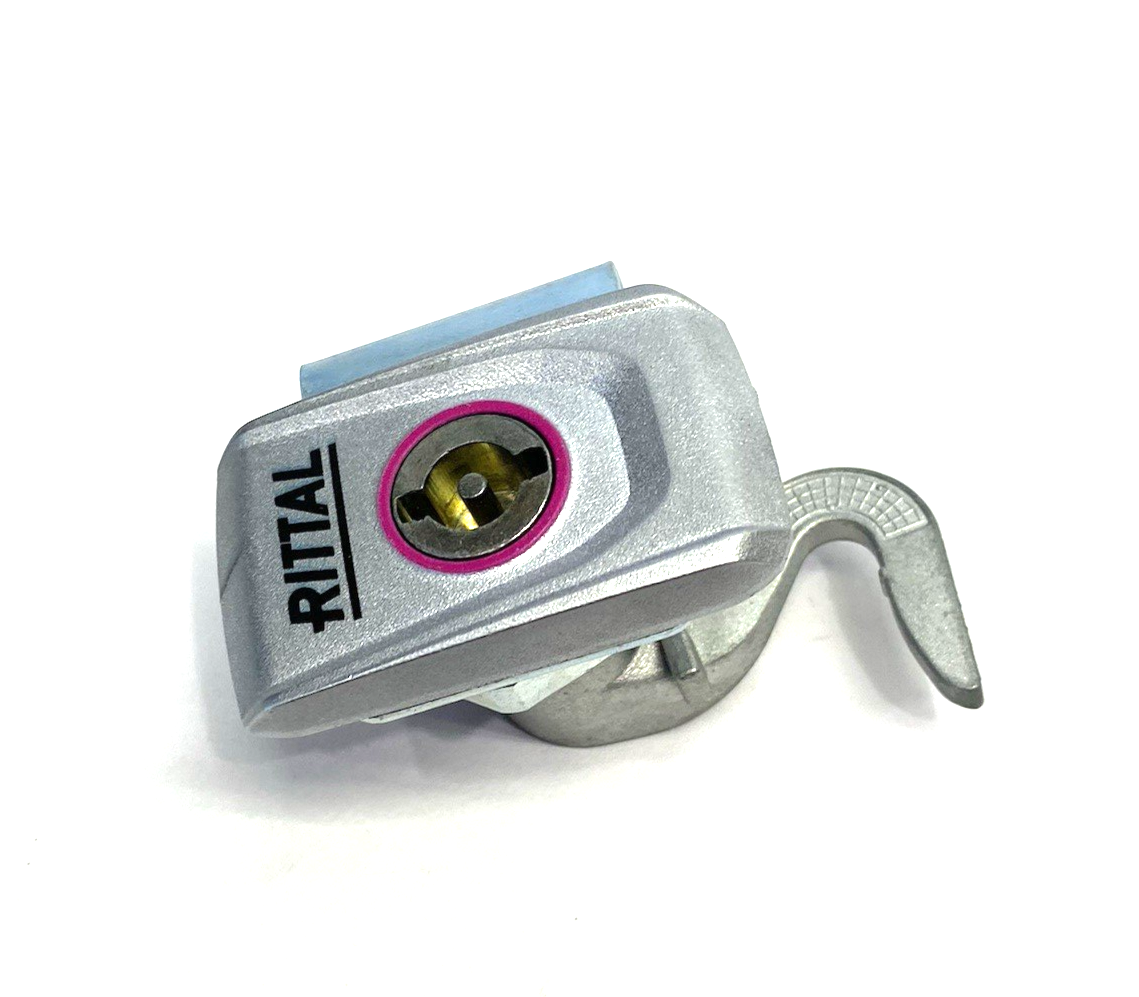 None | Rittal Cam Locking Device for Enclosures, Aluminum Face Plate - Used - Maverick Industrial Sales