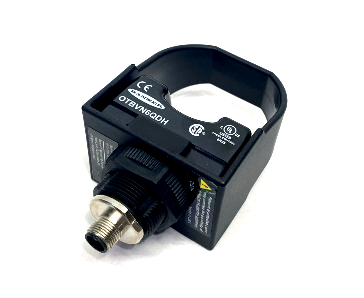 Banner OTBVN6QDH Momentary Action Optical Touch Button M12 4-Pin 62415 - Maverick Industrial Sales