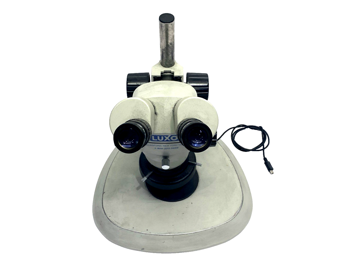 LX 23700 | Luxo Stereo Binocular Microscope 0.7-4.5, w/ WFX10X/22 Eyepiece & Light - Used - Maverick Industrial Sales