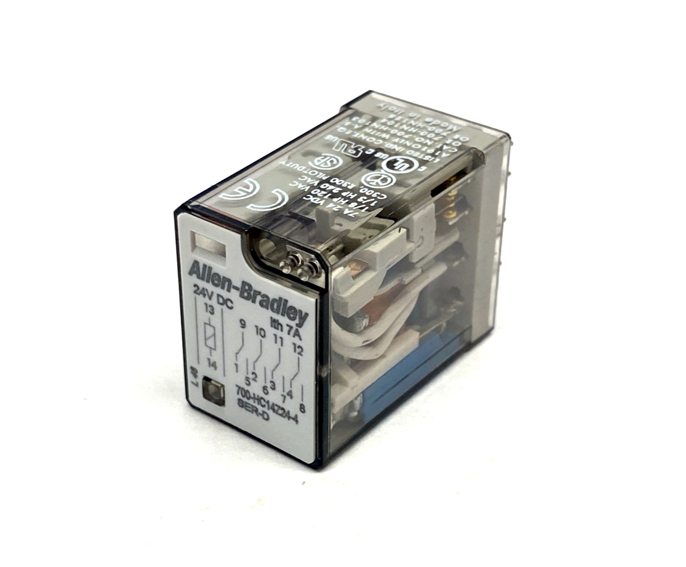 Allen Bradley 700-HC14Z24-4 Ser. D 24VDC GP Ice Cube Relay 7A 24VDC - Maverick Industrial Sales