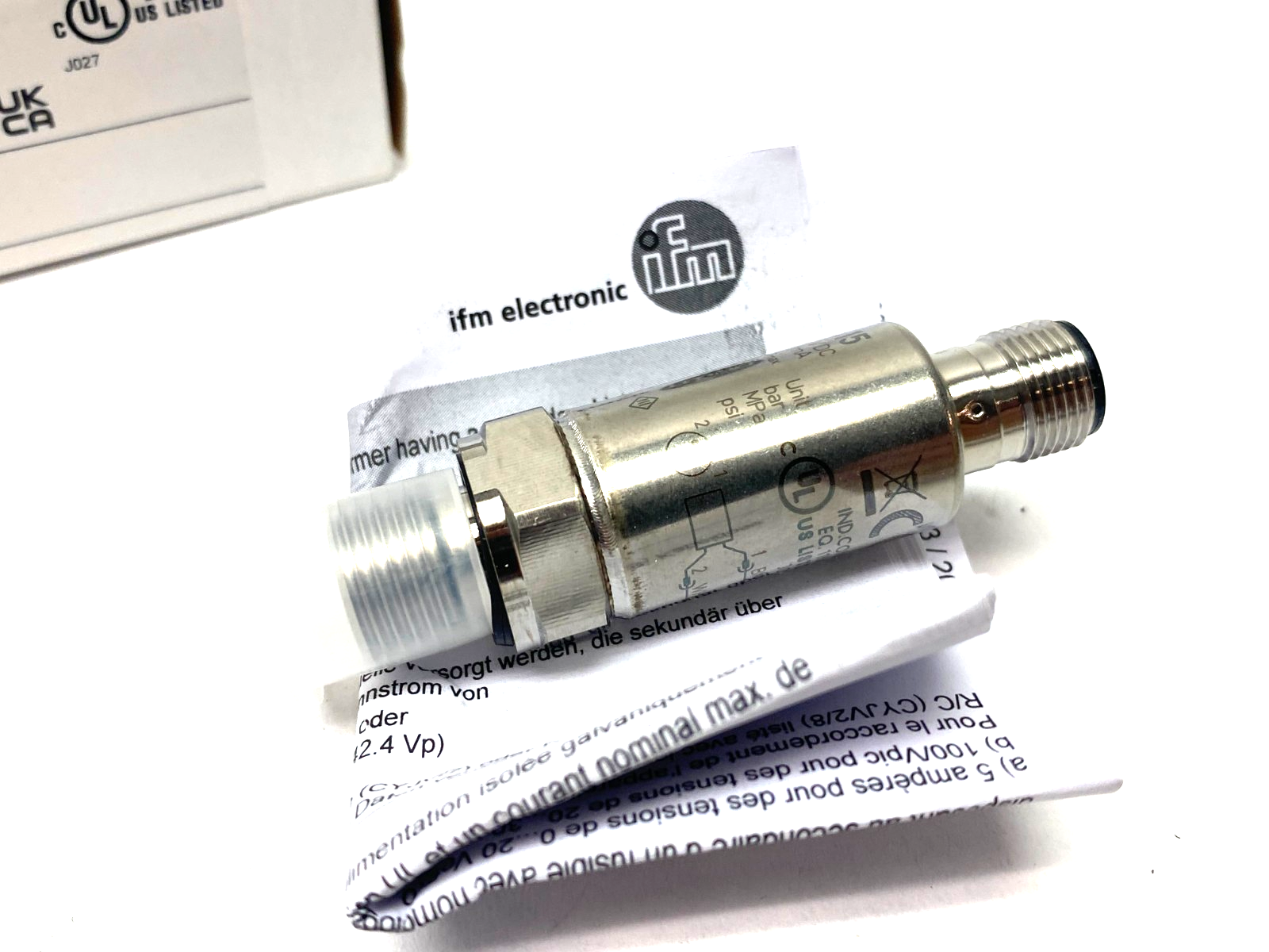 Ifm PT5415 Pressure Transmitter PT-006-SEG14-A-ZVG/US/ /W - Maverick Industrial Sales