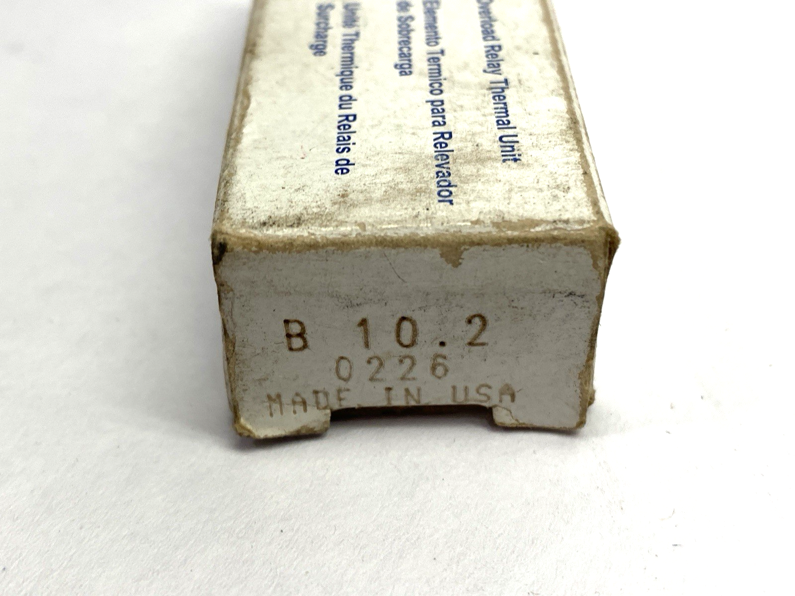 Square D B10.2 Overload Relay Thermal Unit, Melting Alloy, Class 20 - Maverick Industrial Sales