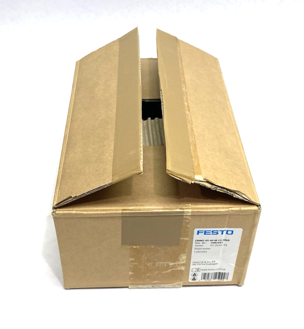 Festo EMME-AS-40-M-LV-AMB Brushless Synchronous Servo Motor 200W 2082447 - Maverick Industrial Sales